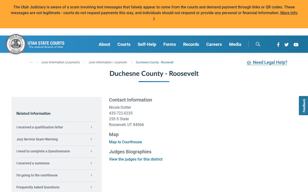 Roosevelt criminal court records at the Eighth District location